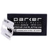 Parker 100-Count Double Edge Safety Razor Blades, Premium Platinum-Tungsten-Chromium Coated Stainless Steel for Smooth