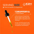 E2H Liquid Turmeric Curcumin for Better Absorption - Natural Joint Support - Turmeric Root Extract with Black Pepper
