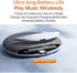 White Noise Sound Machine Pillow Speaker for Sleeping Under Pillow Bluetooth Speaker Headphone-Free Sleep Speaker