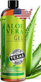 Seven Minerals Organic Aloe Vera Gel, 12oz, 100% Pure, Vegan, Unscented, for Face, Skin, Hair