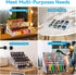Nail Polish Organizer, 7 Layers Upgraded Acrylic Display Rack for Nail Polish, Sunglasses, Essential Oils, Makeup