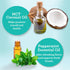 GuruNanda Coconut & Peppermint Oil Pulling, 8 Fl.Oz, Alcohol Free Mouthwash, Fresh Breath, White Teeth & Healthy Gums