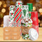 Suttmin 72 Sets/ 216 Pcs Christmas Paper Cups 16 oz Disposable to Go