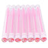 60 Pcs Pink Lash Disposable Mascara Brushes, Diamond Eyelash Spoolies in Sanitary Tube
