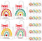 Shinylin 24 Pcs Teachers' Day Clear Gift Bags with Handles Ribbon Reusable Clear
