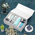 White Gift Box, 9.5x6x3'' Magnetic Closure Rectangle Collapsible Gift Boxes for Bridesmaid Proposal, Wedding, Birthday