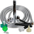 PPELAO Shower Enema System, Douche Colonic Cleanse Kit, 5-Foot Stainless Steel Shower Hose