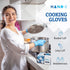 Hand-E Touch Blue Nitrile Disposable Gloves, X Large, 100 Count - Latex Free, Powder Free Cooking Gloves