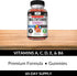 Gummy, 120 Count, B-12, (120 Gummies) Kaya Naturals Adult Multi Vitamin Biotin, Vitamin A, C & E, Including Zinc, Folic