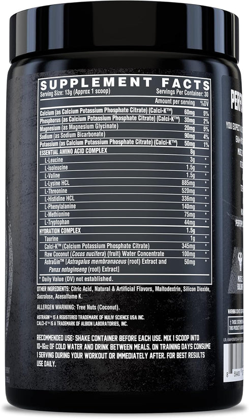 Nutrex Research EAA Hydration | EAAs + BCAAs Powder | Muscle Recovery, Strength, Muscle Building, Endurance | 8G Essential Amino Acids + Electrolytes | Apple Pear 30 Servings