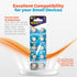 MEDca 1.5V Alkaline Batteries - LR44 AG13 357 303 SR44 Button Coin Cell for Hearing Aids, Toys, Remotes, 30 PCS