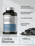 Horbaach Choline Bitartrate Supplement, 1000mg, 250 Capsules, Non-GMO, Gluten Free