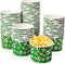 50 Pcs 9 oz Sport Party Paper Snack Cups, Disposable Dessert Bowls for Ice Cream, Soup, Party Supplies (Soccer)