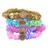 Lilly Pulitzer Mini Scrunchies, 4 Piece Set for Women and Girls, Cute Mini Hair Ties and Bands