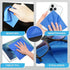 Microfiber Cleaning Cloth, 7x6'' Microfiber Cloth, Pack of 6 Blue Lens Cleaning Wipes