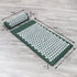 Sivan Acupressure Mat and Pillow Set for Back and Neck Pain Relief - Green, Chronic Pain Treatment