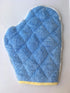 Soft Microfiber Dust Mitt, Comfortable Reusable Cleaning Cloth Glove for Living Room, Bathroom, and Kitchen | Blue