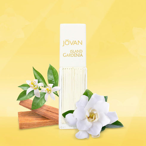 Jovan Island Gardenia Eau de Cologne Spray, 1.5 fl oz (Pack of 1), Women's Fragrance