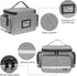 LEFORZ Student,Therapist,Doctors,Grey(11.75 7.6 8 inch) Small Medical Bag,First Aid Bag Empty,Home Health Nurse Bag