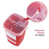 Alcedo Sharps Container for Home Use, 1 Quart (3-Pack) for Biohazard Needle and Syringe Disposal, Portable