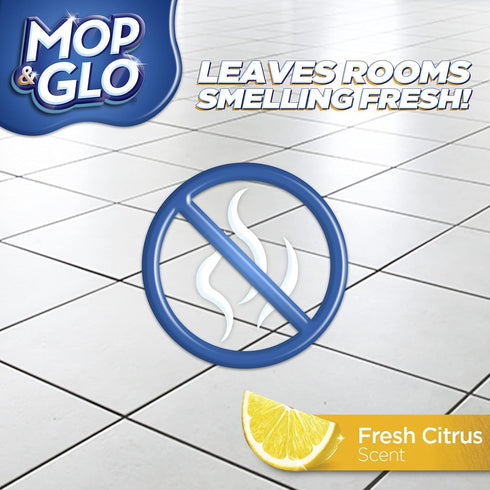 Mop & Glo 64 Oz Professional Multi-Surface Floor Cleaner, Fresh Citrus Scent