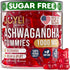 Ashwagandha Gummies for Sleep & Stress Balance - Natural Calm Herbal Supplement with Vitamin C & Zinc, 60 Vegan Chews