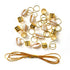 RED by KISS Hair Jewelry for Women, Complete DIY Kit of Hair Charms Beads Cuffs for Decoration