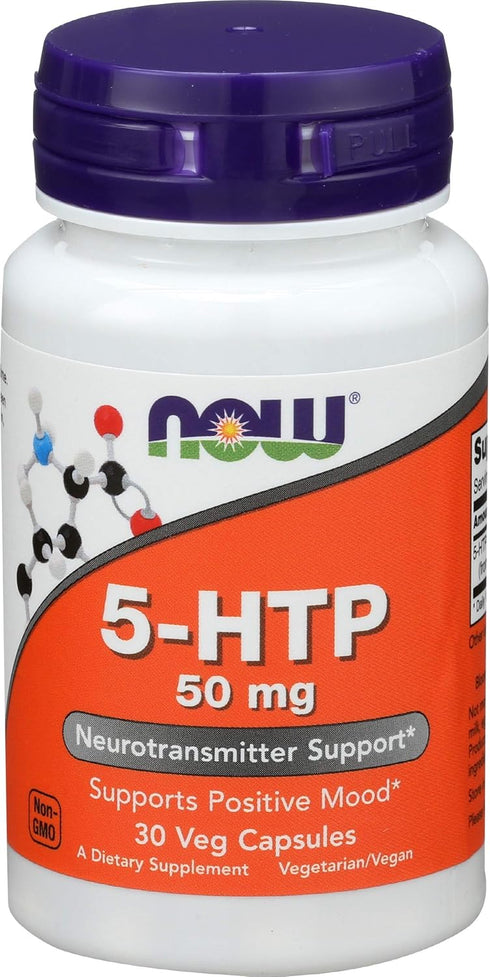 Now Foods 5-HTP, 30 caps / 50 mg (Multi-Pack)