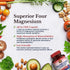 Vitalitown Magnesium Complex Supplement 500mg - Chelated Magnesium Glycinate, Malate, Taurate & Citrate - 120 Capsules