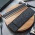 HYOUJIN 601 Black Carbon Wide Tooth Detangling Comb for Long Wet Hair, Heat Resistant