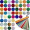 Starry Sky Holographic Nail Foil Stickers, 50 Sheets Paper Decals for Gel Nails Tips Decorations