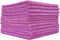 The Rag Company All-Purpose Microfiber Terry Cleaning Towels, Commercial Grade, 12-Pack, Lavender, 12in x 12in