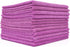 The Rag Company All-Purpose Microfiber Terry Cleaning Towels, Commercial Grade, 12-Pack, Lavender, 12in x 12in