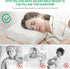 UTTU Cervical Memory Foam Pillow for Neck Strain Relief, Adjustable Orthopedic Sandwich Pillow, Queen
