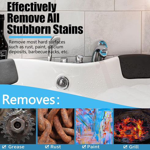 2024 New Upgrade Toilet Cleaning Screens, Flexible Scrubbing Pads for Hard Water, 5.5 x 4 Inch