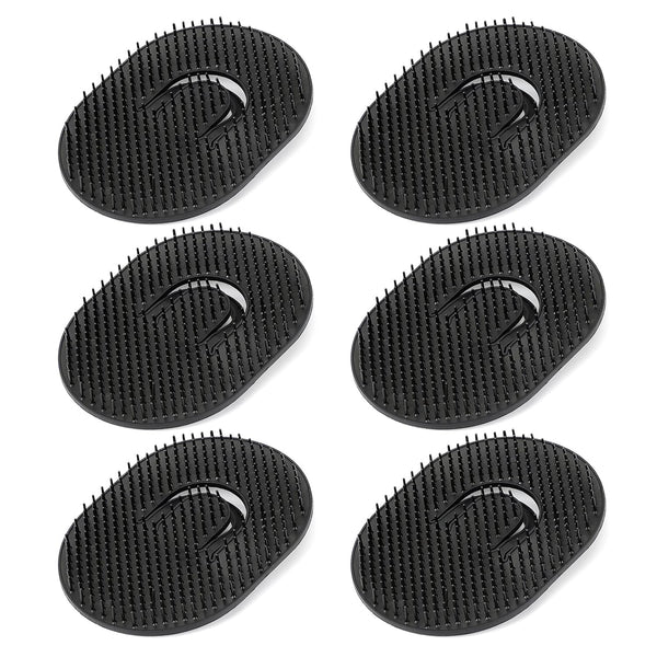 Segbeauty Scalp Massage Brush, 6 pcs Shampoo Brush Floral Shower Comb, Pocket Hairbrushes Set for Hair Growth