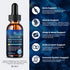 (2 Pack) 10 in 1 Calcium Magnesium Zinc D3 K2 Supplement, Liquid Drops with Vitamin D Vegan Calcium Citrate Magnesium Glycinate, Bone & Immune Support, Sleep & Leg Cramps, L-Theanine Boron, 1 Fl Oz