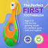 Kids Toothbrush 4 Pack Toddler Soft Bristles Child Sized Brush Heads for Ages 3-10 Multi-Color Set