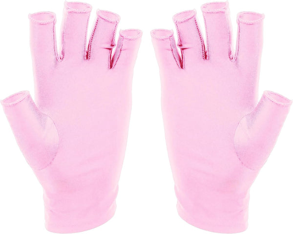 SUNUV LED Gloves for Gel Nails, UPF 50+ Anti UV Gloves for Nail Techs, Professional UV Protection