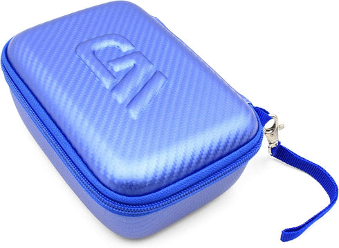 CASEMATIX Blue Travel Case Bag - Compatible with Asthma Inhaler, Masks, Spacer Chamber, CASE ONLY