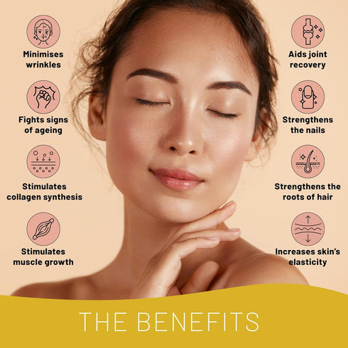 Vegan Collagen Supplements with Biotin for Hair, Skin, Nails & Joints - 2 Months Supply. Cruelty Free Plant Based Collagen Vegan, Vegetarian Collagen Booster Pills for Women and Men