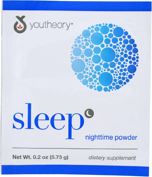 YOUTHEORY Sleep Powder Advanced Packets, 21 Count, 0.02 Pound
