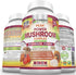 FRESH HEALTHCARE Mushroom Supplement, Lions Mane, Cordyceps, Reishi, Turkey Tail, 90 Vegan Capsules