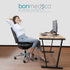 Tailbone, bonmedico Orthopedic Seat Cushion X-Large Gel Memory Foam Chair Cushion for Sciatica & Lower Back Relief
