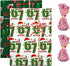 ZHLKHIOP 2 Pcs 6 7 Christmas Wrapping Paper, 67 Meme Christmas Gift Wrap,