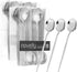 Novelty Modern Flatware, 64 Count Disposable Plastic Teaspoons/Dessert Spoon Luxury