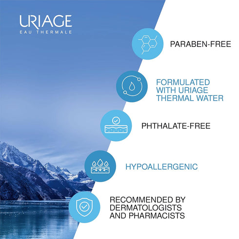 URIAGE Thermal Water Eye Contour Water Care 0.5 oz. | Deep Hydrating Moisturizer for Sensitive Skin, Reduces Dark