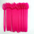 7.8"Inch Pink Long Plastic Soda & Sundae Spoons,Disposable Spoons Great for Milkshakes, Tea and Floats,Cocktail Stirring,Yogurt Ice Cream Spoons,Frozen Dessert Spoons 100Count