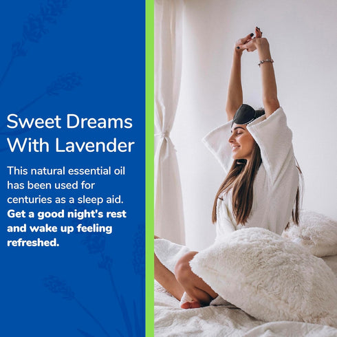 Earth's Care Lavender Oil, Pure Steam Distilled 100% Lavender Essential Oil for Diffuser