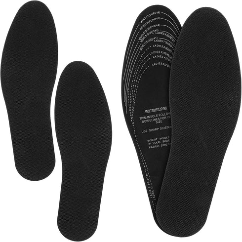 Macuezu 2 Pairs Kids Insoles for Sneakers, Memory Sponge Shoes Insole, Unisex Breathable
